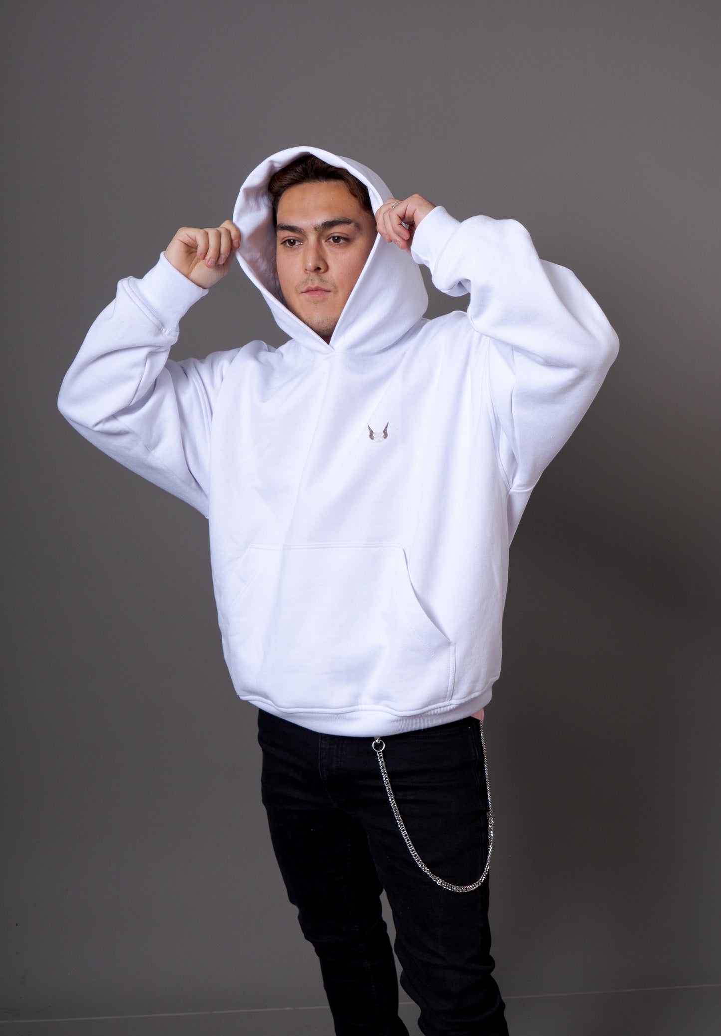 Hoodie Blanco "Timeless"