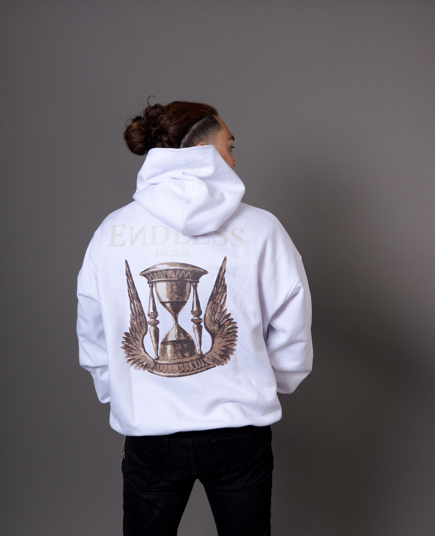 Hoodie Blanco "Timeless"