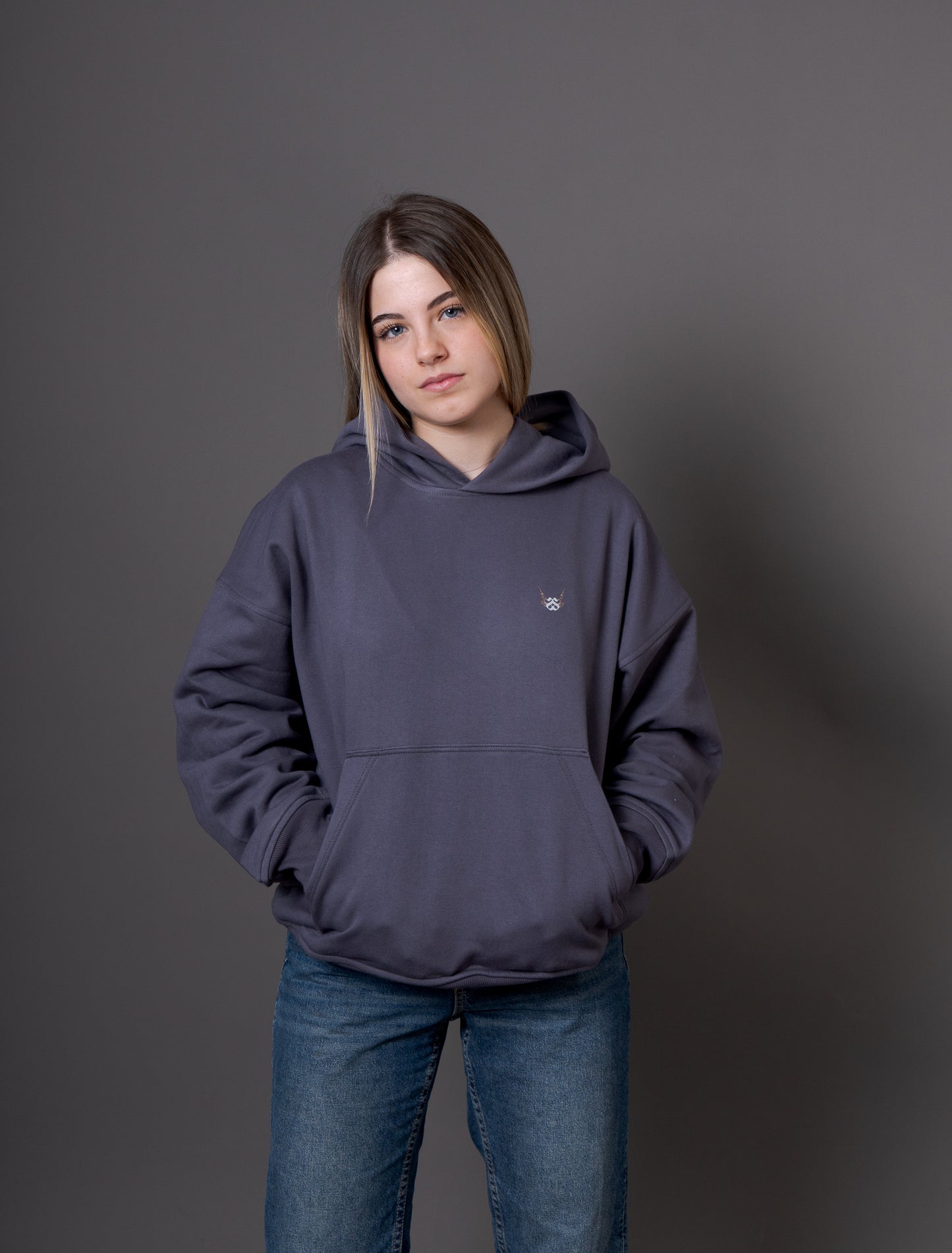 Hoodie Gris "Timeless"