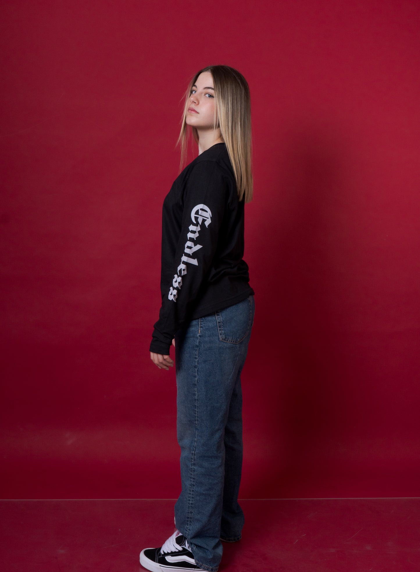 Polera Negra Manga larga "Gothic Endless"