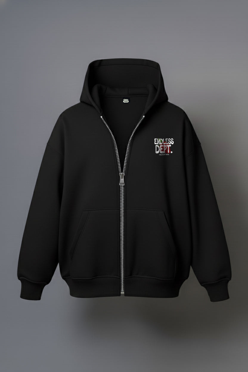 Zip Hoodie "DEPT"